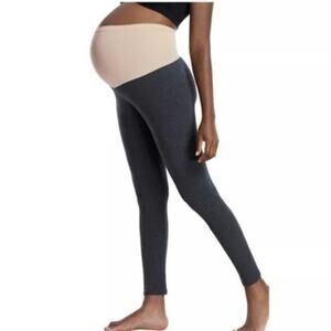 Motherhood Leggings Over The Belly